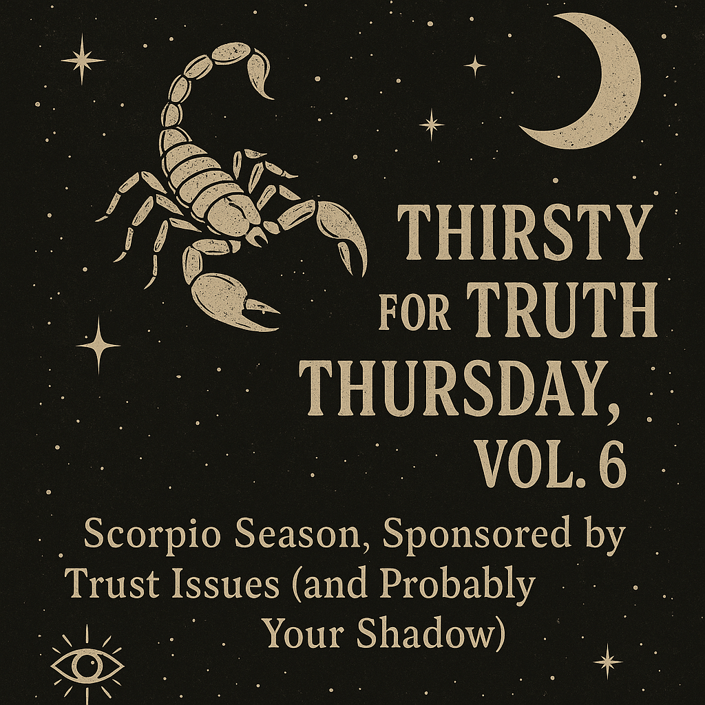🦂 Thirsty for Truth Thursday, Vol.&nbsp;6