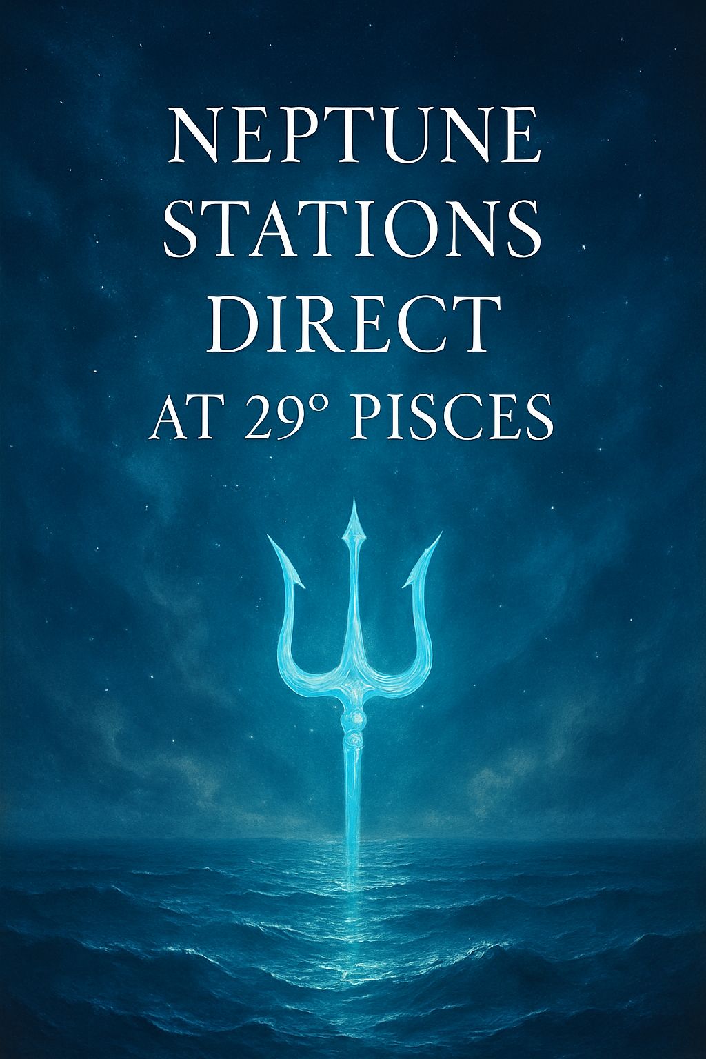 Neptune Stations Direct at 29°&nbsp;Pisces