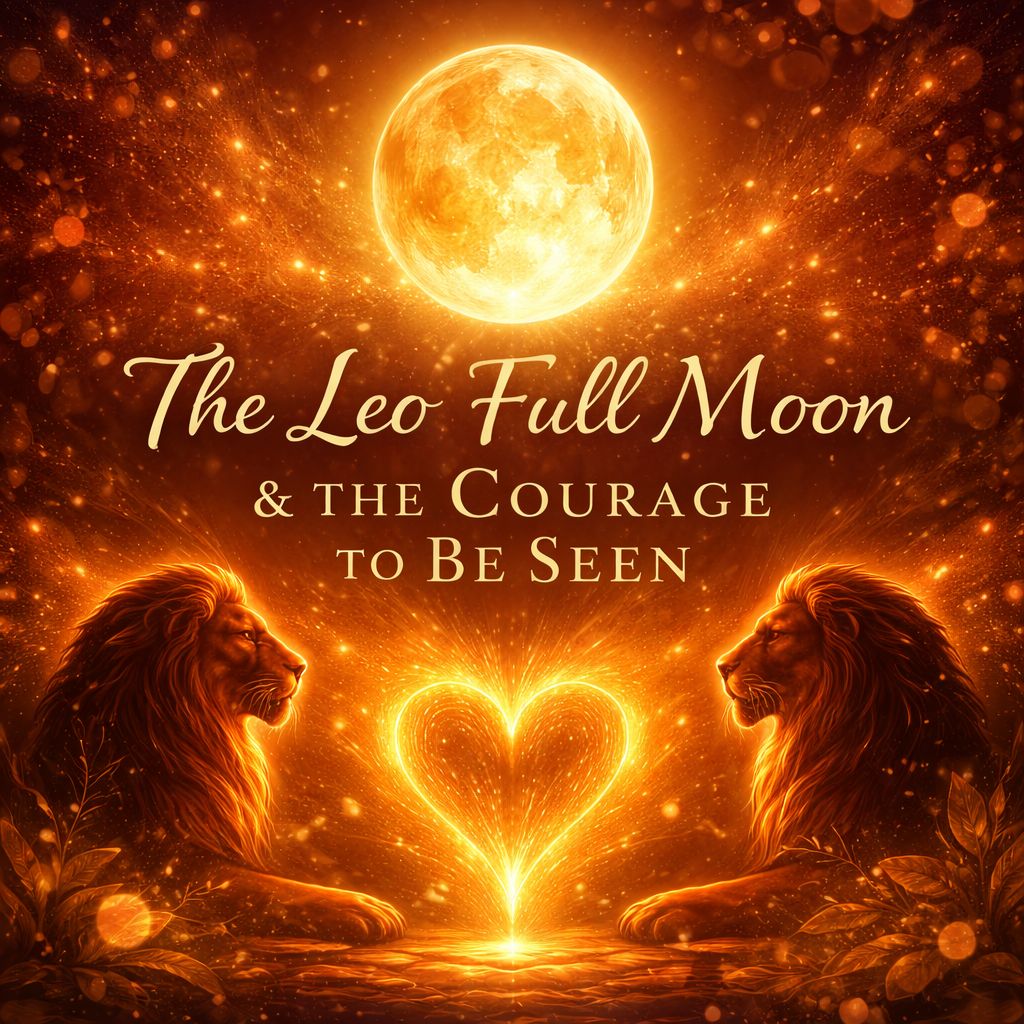 🦁🌕The Leo Full Moon and the Courage to Be&nbsp;Seen
